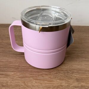 Croton Pink Double Wall Mug